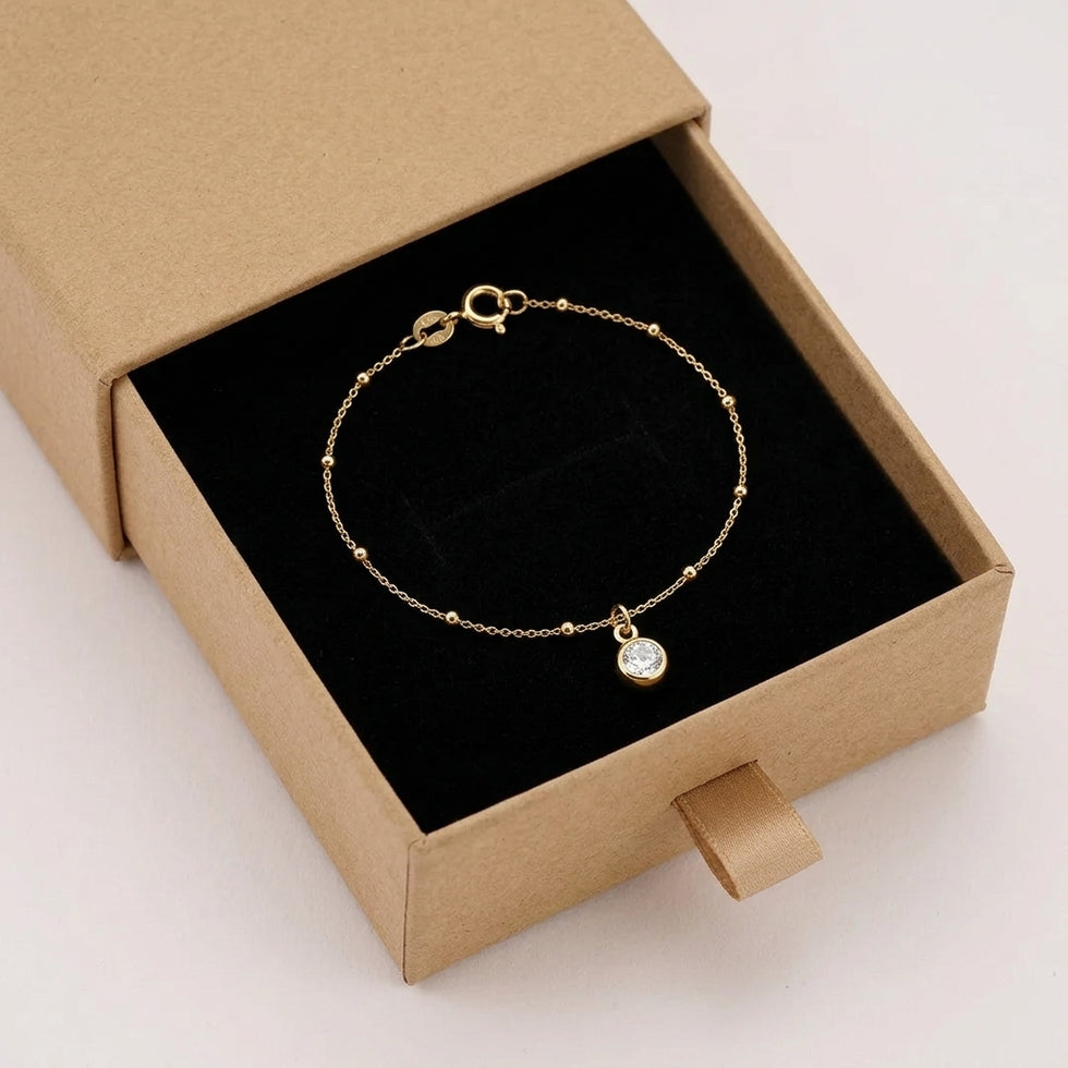 April Birthstone Bracelet