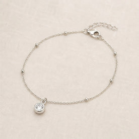 April Birthstone Bracelet | Crystal, Gold & Silver