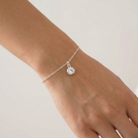 April Birthstone Bracelet | Crystal, Gold & Silver