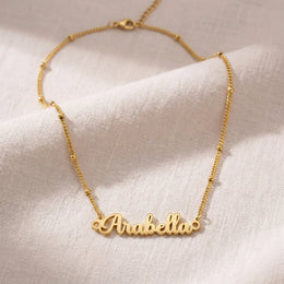 Arabella Name Necklace | 18ct Gold, Silver & Vermeil | Ready to Ship