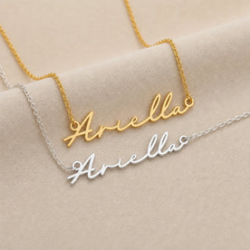 Ariella Name Necklace | 18ct Gold, Silver & Vermeil | Ready to Ship