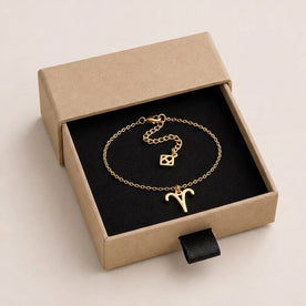 Aries Zodiac Bracelet | Star Sign Charm, Gold & Silver