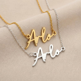 Arlo Name Necklace | 18ct Gold, Silver & Vermeil | Ready to Ship