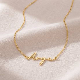 Arya Name Necklace | 18ct Gold, Silver & Vermeil | Ready to Ship