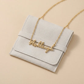 Ashleigh Name Necklace | 18ct Gold, Silver & Vermeil | Ready to Ship