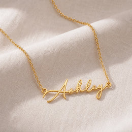 Ashley Name Necklace | 18ct Gold, Silver & Vermeil | Ready to Ship
