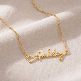 Ashley Name Necklace | 18ct Gold, Silver & Vermeil | Ready to Ship