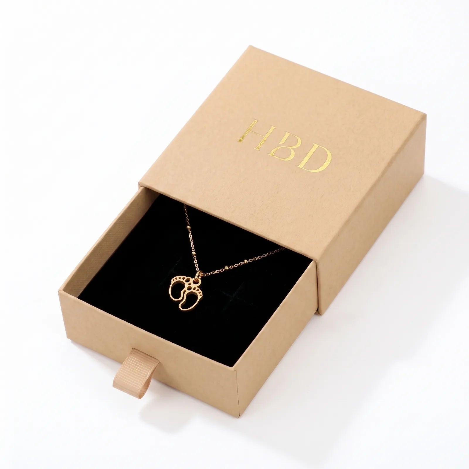 Baby Feet Charm Necklace & Bracelet