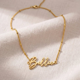 Billie Name Necklace | 18ct Gold, Silver & Vermeil | Ready to Ship