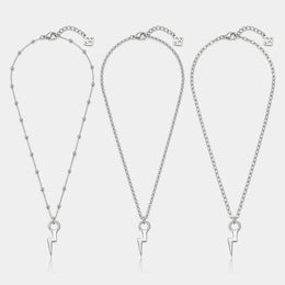 Bolt Charm Necklace & Bracelet