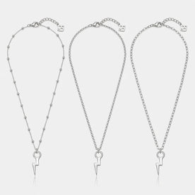 Bolt Charm Necklace & Bracelet