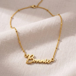 Bonnie Name Necklace | 18ct Gold, Silver & Vermeil | Ready to Ship