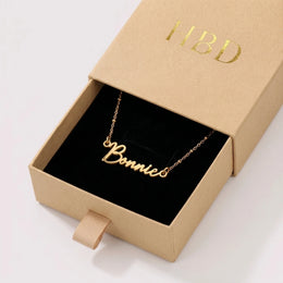Bonnie Name Necklace | 18ct Gold, Silver & Vermeil | Ready to Ship