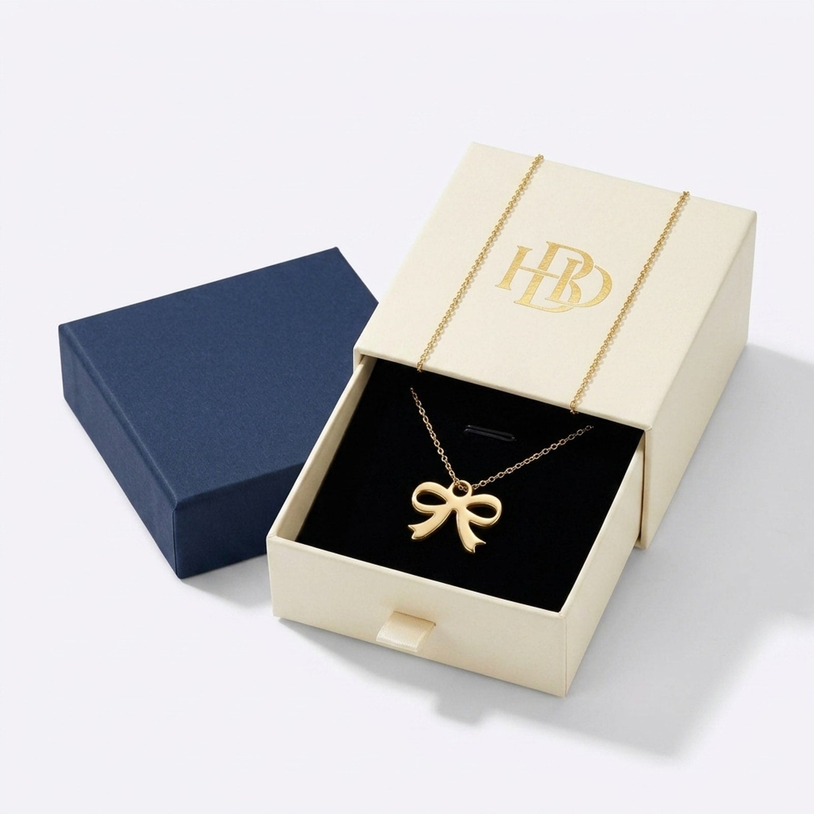 Bow Charm Necklace & Bracelet