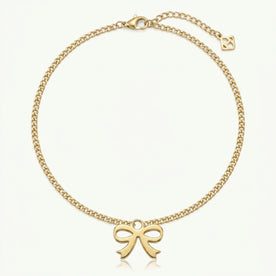 Bow Charm Necklace & Bracelet