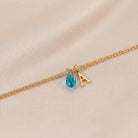 Bracelet Birthstone Initial Bracelet HBD