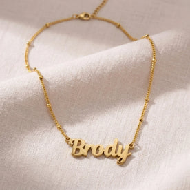 Brody Name Necklace | 18ct Gold, Silver & Vermeil | Ready to Ship