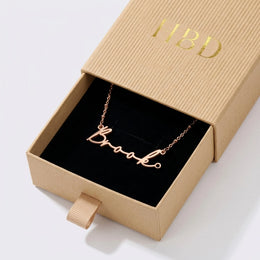 Brooke Name Necklace | 18ct Gold, Silver & Vermeil | Ready to Ship