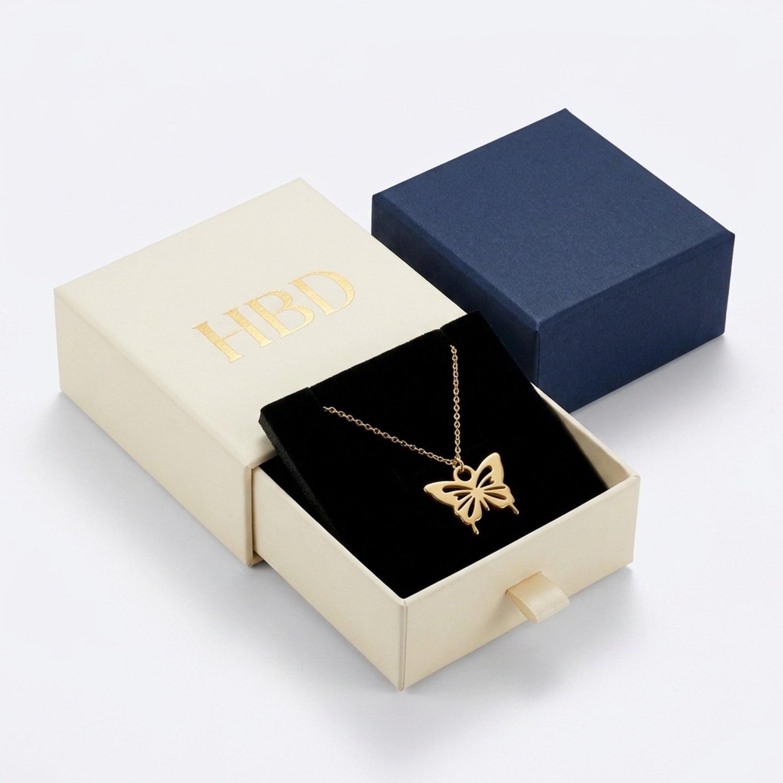 Butterfly Charm Necklace & Bracelet