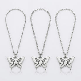 Butterfly Charm Necklace & Bracelet