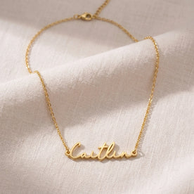 Caitlin Name Necklace | 18ct Gold, Silver & Vermeil | Ready to Ship