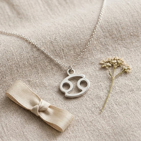 Cancer Zodiac Necklace | Star Sign Pendant, Gold & Silver