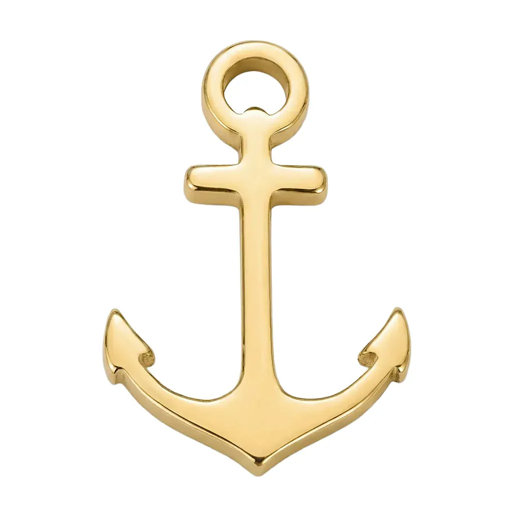 Charm Gold Anchor Symbol Charm HBD