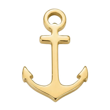 Anchor Charm - gold