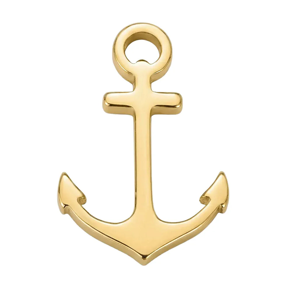 Anchor | Gold or Silver Add-On Charm - HBD
