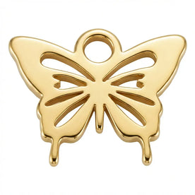 Butterfly | Gold or Silver Add-On Charm - HBD