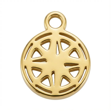 Compass Charm - gold