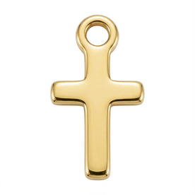 Cross | Gold or Silver Add-On Charm - HBD