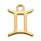 Charm Gold Gemini Zodiac Charm HBD
