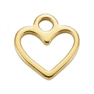 Charm Gold Heart Symbol Charm HBD