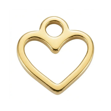 Heart Charm - gold