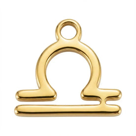 Libra Zodiac | Gold or Silver Add-On Charm - HBD