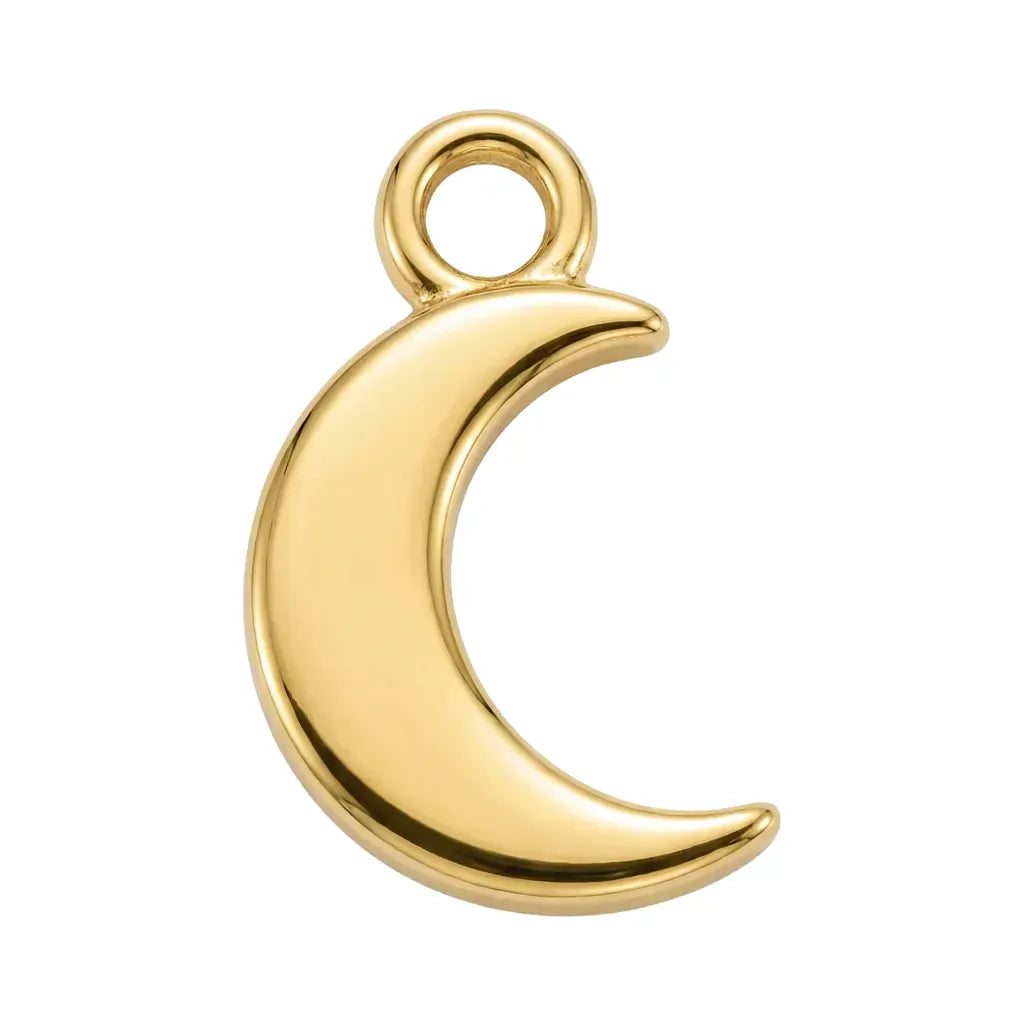 Charm Gold Moon Symbol Charm HBD
