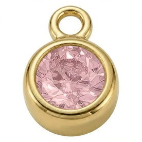 October Rose | Gold or Silver Add-On Charm - HBD