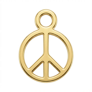 Peace Charm - gold