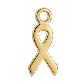 Ribbon | Gold or Silver Add-On Charm - HBD