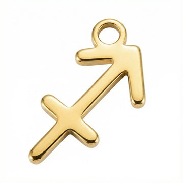 Sagittarius Zodiac Charm - gold