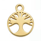 Charm Gold Tree of Life Symbol Charm HBD