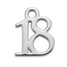 Charm Silver Age Number Symbol Charm HBD