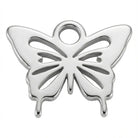 Charm Silver Butterfly Symbol Charm HBD