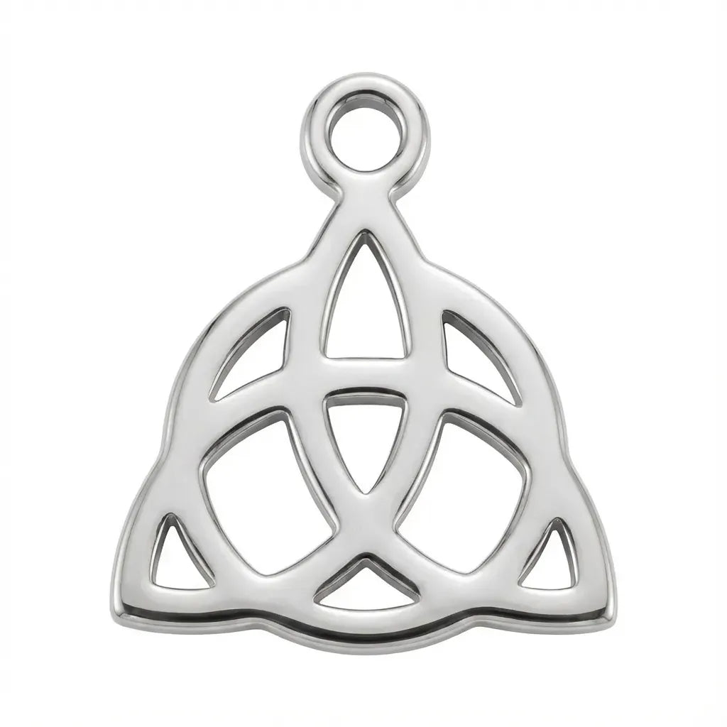 Charm Silver Celtic Symbol Charm HBD Silver Celtic Symbol Charm