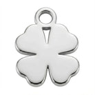 Charm Silver Clover Symbol Charm HBD