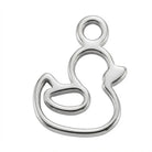 Charm Silver Duck Symbol Charm HBD