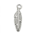 Charm Silver Feather Symbol Charm HBD