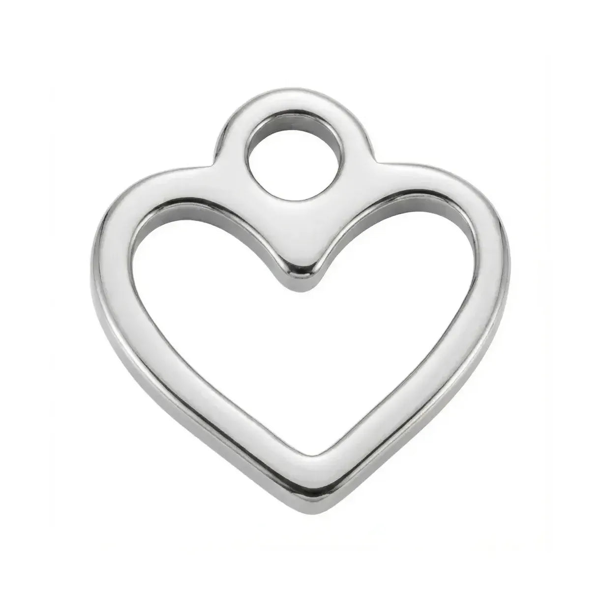 Charm Silver Heart Symbol Charm HBD