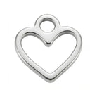 Charm Silver Heart Symbol Charm HBD